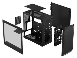 Фото: Корпус FRACTAL DESIGN Focus 2 Black with window (FD-C-FOC2A-01) № 7 | KTC