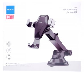 Кріплення для мобільного телефону Rock Space Universal Dashboard Graviti Car Mount Gray (RPH0966)