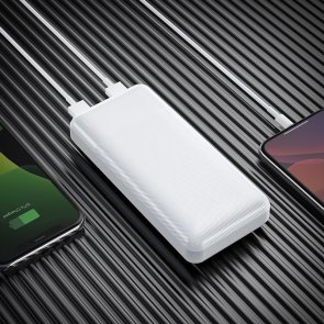 Батарея універсальна Hoco J72A 20000mAh White (J72A White)