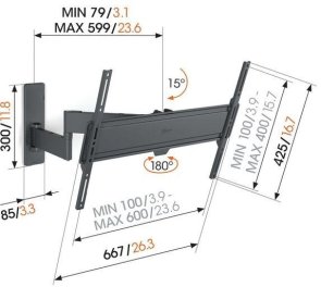 Кронштейн Vogels TVM 1643 Black (1816430)