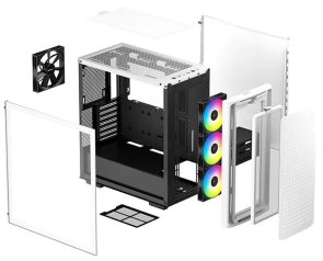 Корпус Deepcool CK560 White with window (CK560 WHITE)