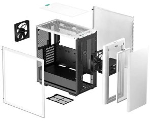 Корпус Deepcool CK500 White with window (CK500 WHITE)