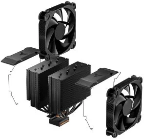 Фото: Кулер для процесора Jonsbo HX7280 Black № 8 | KTC