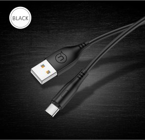 Кабель Usams US-SJ267 U18 2A AM / Type-C 1m Black (SJ267USB01)