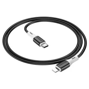 Фото: Кабель BOROFONE BX79 3A 20W Type-C / Lightning 1m Black (BX79PDLB) № 2 | KTC