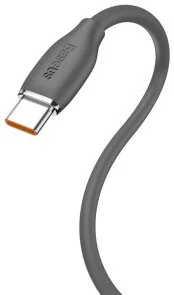 Фото: Кабель Baseus Jelly Liquid Silica Gel Fast Charging 100W AM/Type-C 1.2m Black (CAGD010001) № 4 | KTC