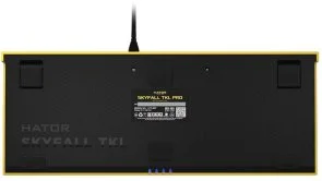Фото: Клавіатура Hator Skyfall TKL Pro Yellow (HTK-657) № 6 | KTC