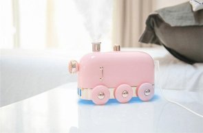 Зволожувач повітря Remax RT-A280 Mini Train Pink (6954851232575)