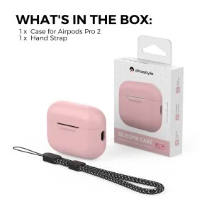 Фото: Чохол for AirPods Pro 2 - Silicon Case DELIDIGI Pink № 4 | KTC