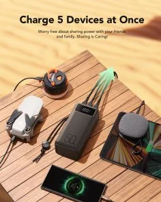 Фото: Батарея універсальна Veger Tank Boost 56000mAh T100W Camping Power Bank for Laptop ( VP 5001С) № 4 | KTC