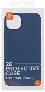 Чохол 2E for Apple iPhone 14 Pro - Basic Liquid Silicone Cobalt Blue (2E-IPH-14PR-OCLS-CB)