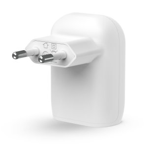 Зарядний пристрій Belkin Home Charger 30W White with Type-C/Lightning cable (WCA005VF1MWH-B5)