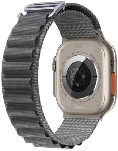 AMAZINGthing for Apple Watch 49/45/44/42mm - Titan Sport Band Gray