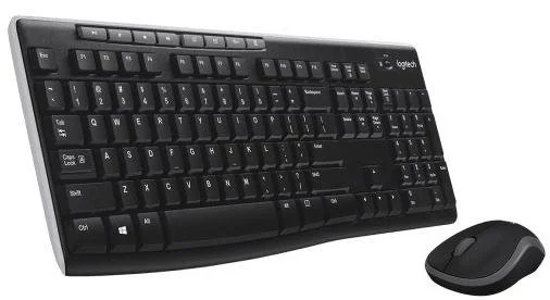 Фото: Комплект клавіатура+миша Logitech MK270 Combo Wireless Us/Ukr Black (920-004509) № 4 | KTC