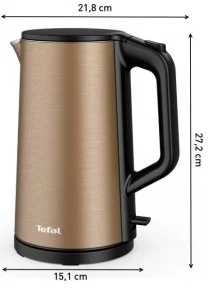 Фото: Електрочайник Tefal Double Layer SS KI583C10 № 3 | KTC