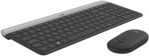 Комплект клавіатура+миша Logitech MK470 Slim Combo Graphite (920-009204)