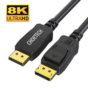 Кабель Choetech XDD01 v1.4 DP / DP 2m Black (XDD01-BK)