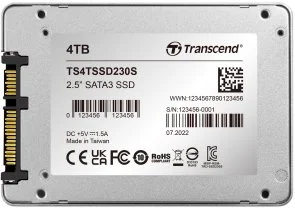Фото: SSD-накопичувач Transcend SSD230S SATA III 4TB (TS4TSSD230S) № 3 | KTC