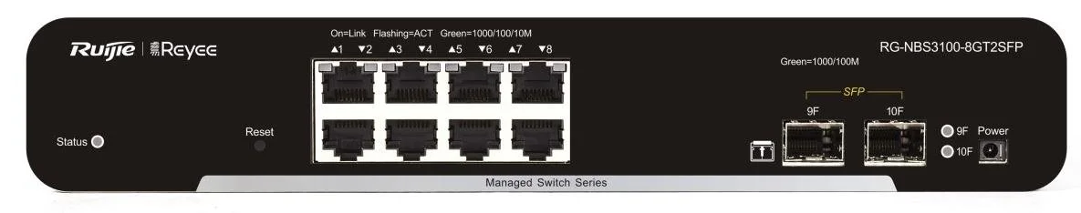 Фото: Комутатор Ruijie RG-NBS3100-8GT2SFP № 2 | KTC