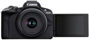 Цифрова фотокамера Canon EOS R50 Black kit RF-S 18-45 IS STM (5811C033)