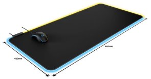 Килимок HyperX Pulsefire Mat RGB XL Black (4S7T2AA)