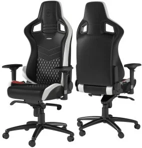 Фото: Крісло Noblechairs Epic Real Leather Black/White/Red (GAGC-034) № 7 | KTC