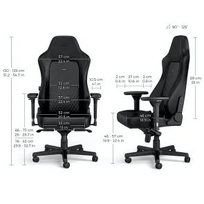 Фото: Крісло Noblechairs Hero Leather Black (GAGC-118) № 9 | KTC