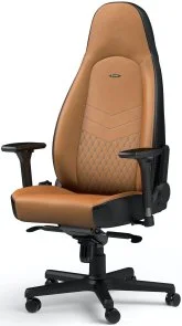 Фото: Крісло Noblechairs Icon Leather Cognac/Black (GAGC-091) № 2 | KTC