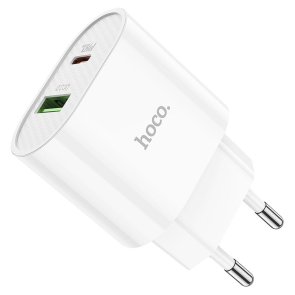 Зарядний пристрій Hoco C95A Lineal White with cable Lightning