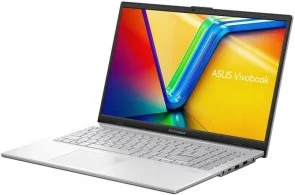 Фото: Ноутбук ASUS Vivobook Go 15 E1504FA-BQ211 Cool Silver - 15.6" IPS 60 Гц / AMD Ryzen 3 / 7320U / DDR5 8 ГБ / PCI-E SSD 512 ГБ / Radeon 610M № 2 | KTC