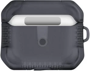 Фото: Чохол iTSkins for Airpods 3gen - Spectrum Frost Antimicrobial Smoke № 3 | KTC