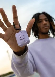 Фото: Чохол iTSkins for AirPods Pro 2 - Spectrum R Solid Light Purple № 8 | KTC