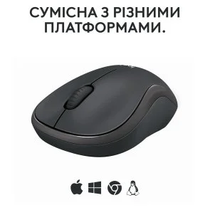 Фото: Миша Logitech M240 Silent Graphite (910-007119) № 3 | KTC
