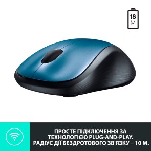 Миша Logitech M310 New Generation Wireless Peacock Blue (910-005248)