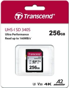 Фото: FLASH пам'ять Transcend SDC340S U3 V30 A2 SDXC 256GB (TS256GSDC340S) № 2 | KTC