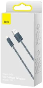 Фото: Кабель Baseus Dynamic Series 2.4A AM / Lightning 1m Slate Gray (CALD000416) № 7 | KTC