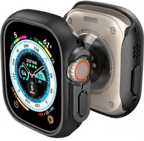 Фото: Чохол Spigen for Apple Watch Ultra 49mm - Thin Fit Black (ACS05458) № 3 | KTC