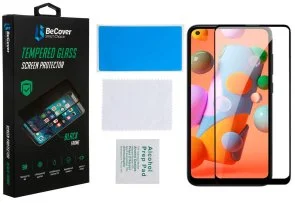 Фото: Захисне скло BeCover for Samsung A21s A217 - Black (707338) № 2 | KTC
