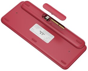 Клавіатура компактна Logitech Pop Wireless Heartbreaker Rose (920-010737)