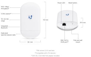 Точка доступy Wi-Fi Ubiquiti LTU-Lite