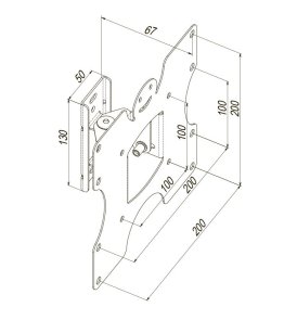 Кронштейн KSL WMB-4022T Black