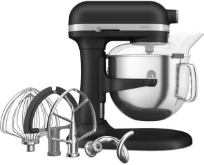 Планетарний міксер KitchenAid Mixer Bowl-Lift 6.6L - Artisan 5KSM70SHX Matte Black (5KSM70SHXEBM)