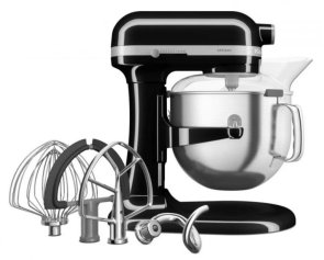 Планетарний міксер KitchenAid Mixer Bowl-Lift 6.6L - Artisan 5KSM70SHX Black (5KSM70SHXEOB)