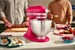 Фото: Планетарний міксер KitchenAid Mixer 4.7L - Artisan 5KSM195 Hibiscus (5KSM195PSEHI) № 11 | KTC