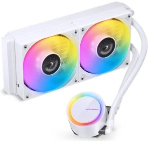 Фото: Система рідинного охолодження Jonsbo TG-240 White № 5 | KTC