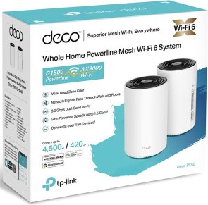 Wi-Fi Роутер TP-Link Deco PX50 2PK (Deco PX50(2-pack))