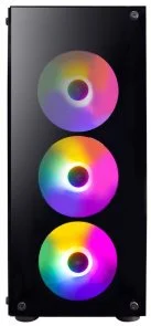 Фото: Корпус 1stPlayer Fire Dancing V3-B Black with window (V3-B-4F1) № 3 | KTC