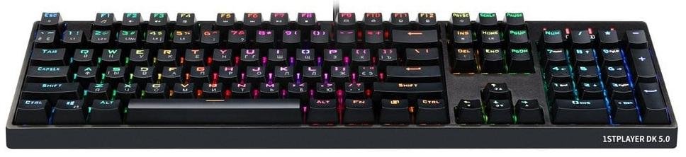 Клавіатура 1stPlayer DK5.0 RGB Outemu Blue Black (DK5.0 Blue Switch)