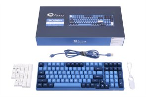 Клавіатура Akko 3098B Ocean Star 98Key CS Crystal Switchs RGB ENG Black/Blue (6925758623711)