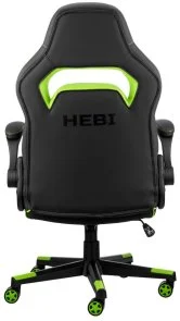 Фото: Крісло 2E Hebi Black/Green (2E-GC-HEB-BK) № 3 | KTC